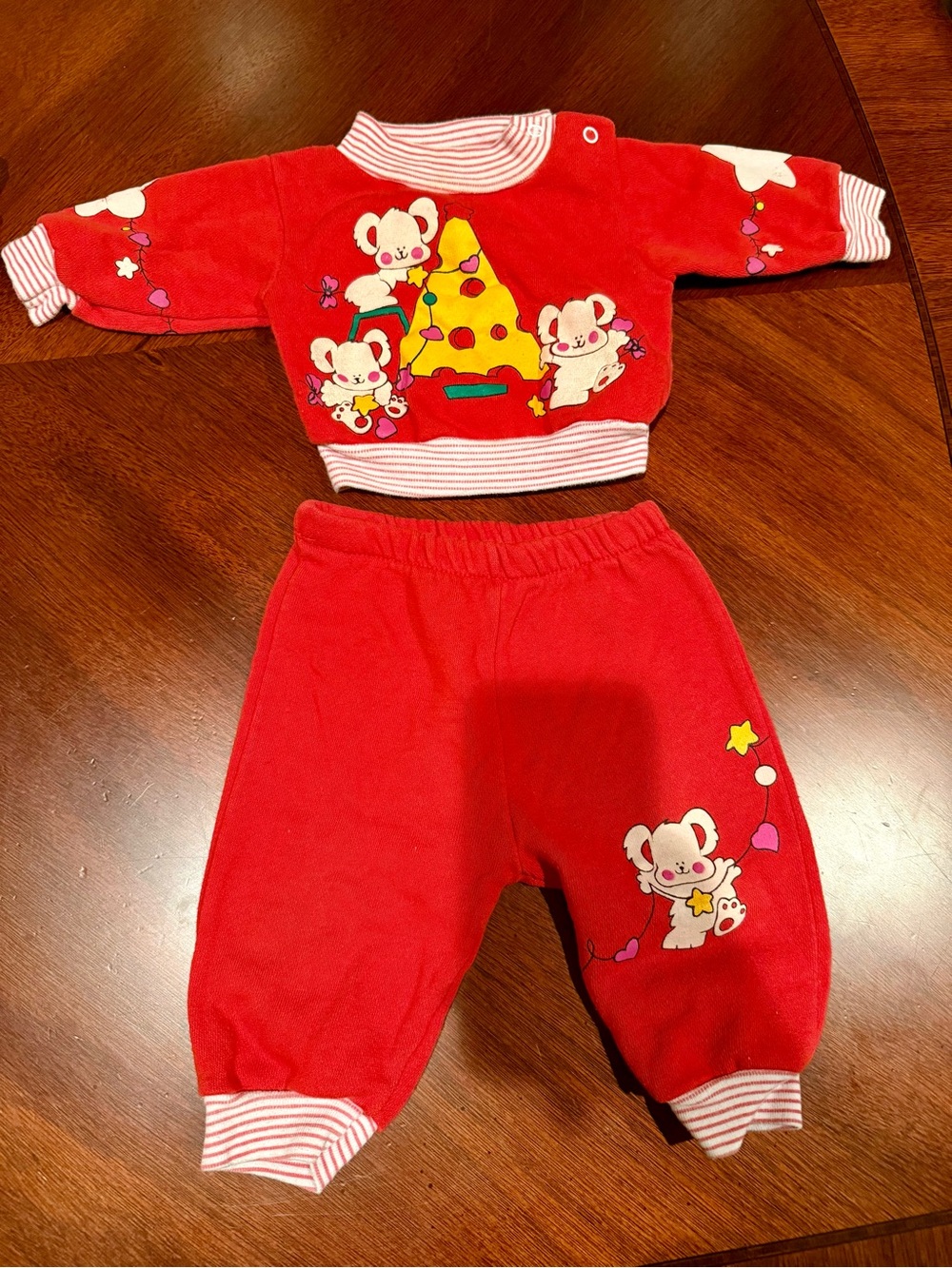 Vintage 1990s Christmas the night before Christmas sweatsuit